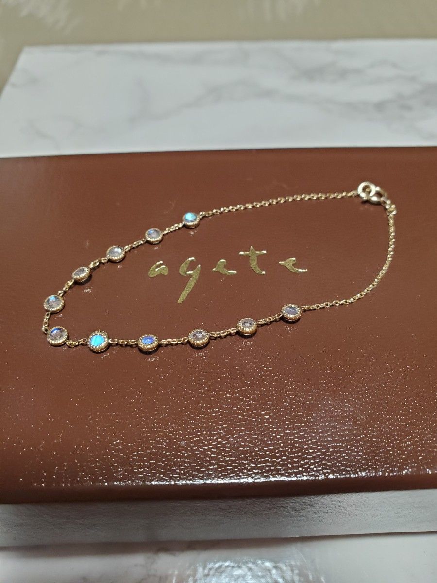 美品】 agete dreamy ブルートパーズ ブレスレット asakusa.sub.jp