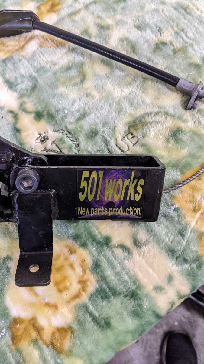 品 501works サイドブレーキレバー C35 ECR33 スカイライン ドリフト 
