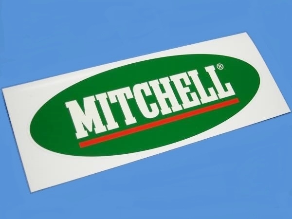 ミッチェル MITCHELL リール 夜光タイプ ミニ ステッカー　55-22mm_画像1