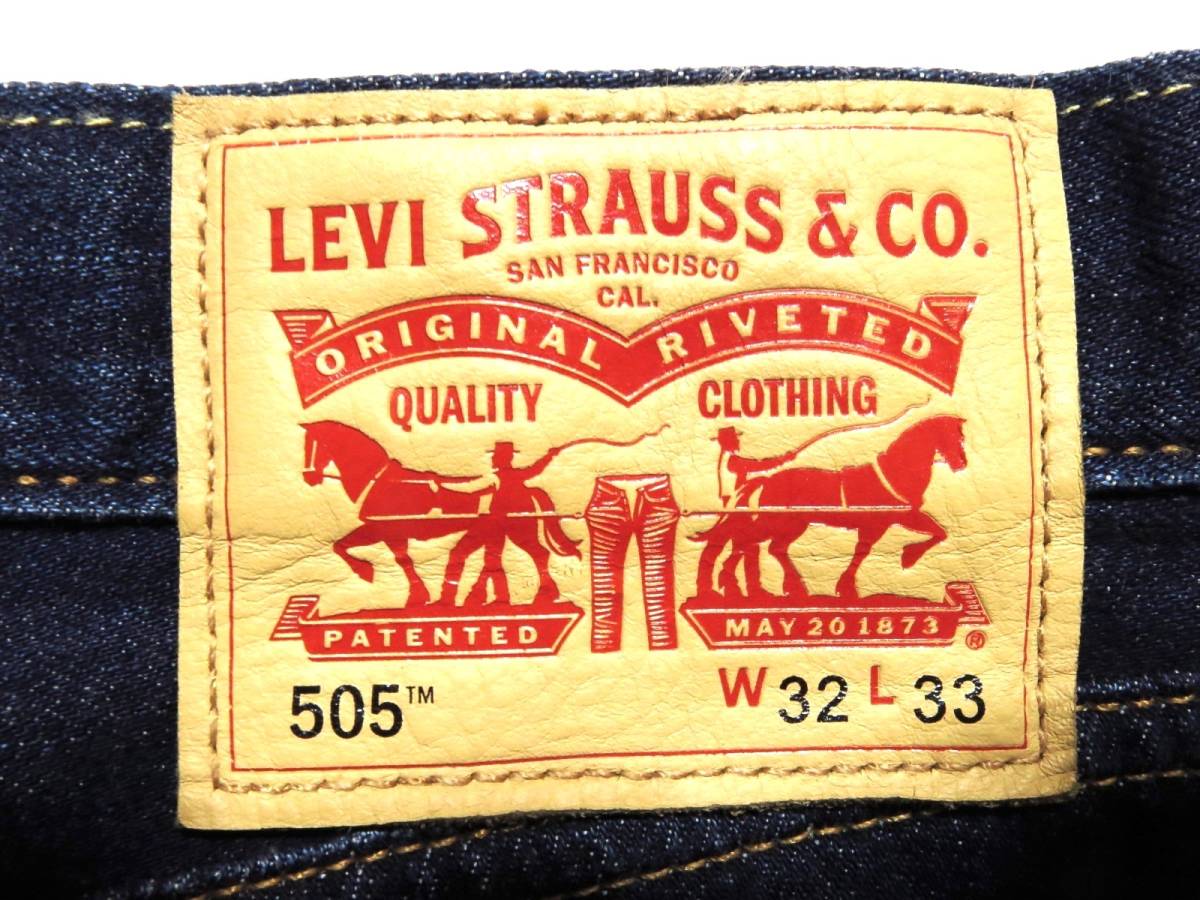 Levi's　リーバイス　デニムパンツ505　W32（W実寸約84cm）　※実寸W33相当　　（出品番号935）_画像7