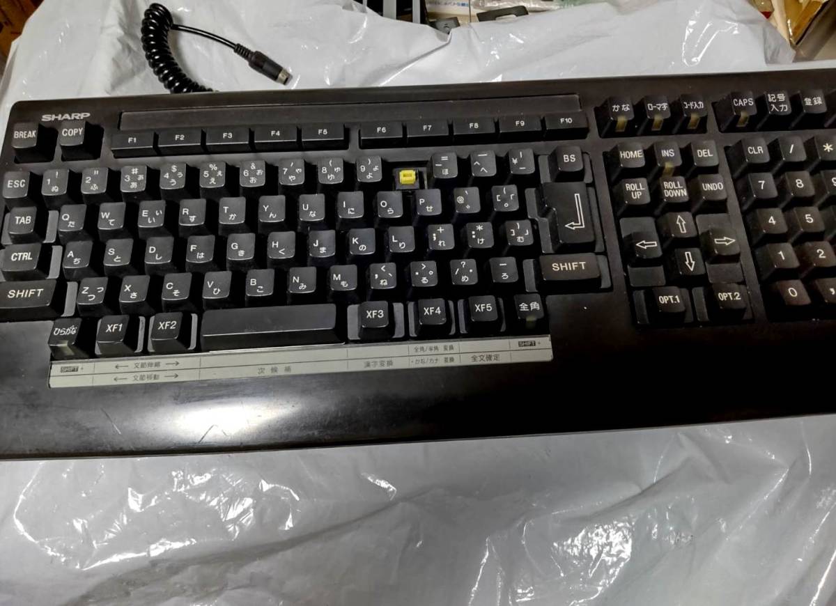 SHARP X68000用キーボード ブラック キー入力OK product details