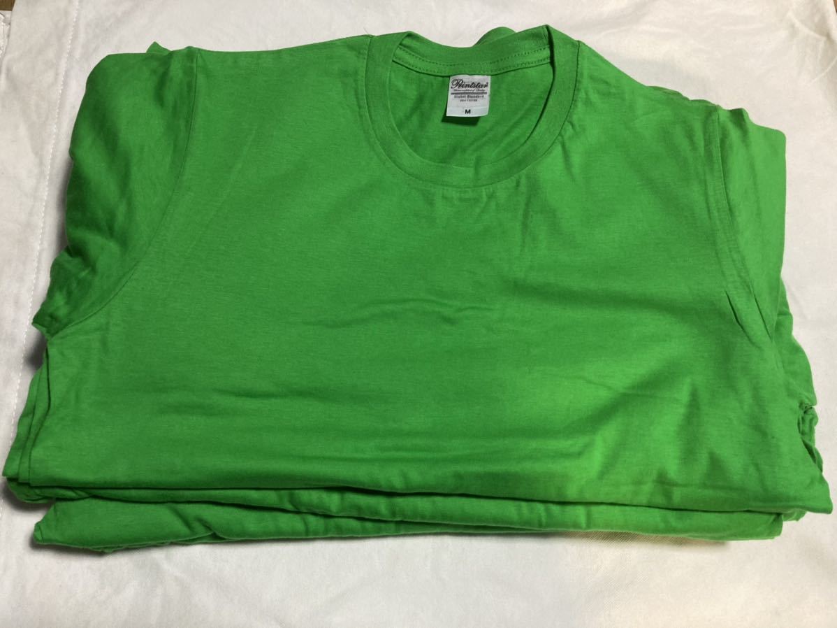 無地半袖Tシャツ 18枚グリーン sizeM新品未使用　綿100%