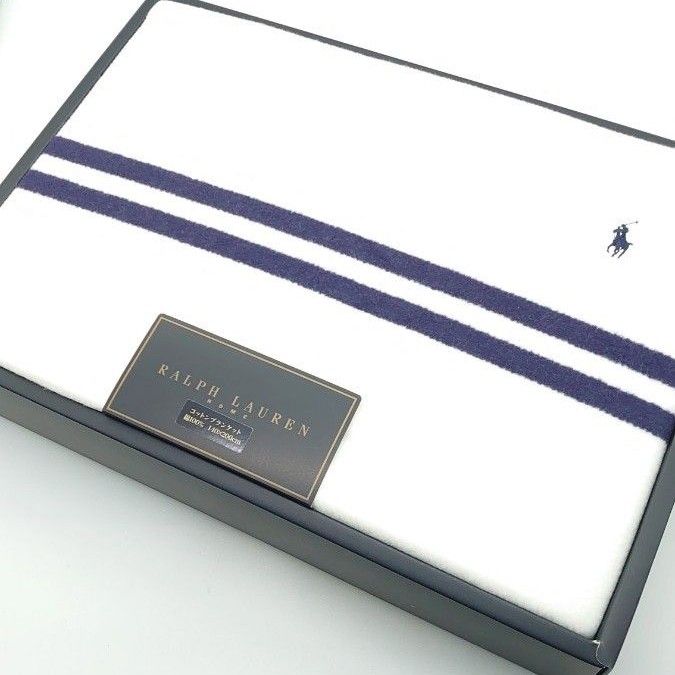 Ralph Lauren ラルフローレン コットン 大判 ブランケット 毛布 ラルフローレン 【RALPH LAUREN】 コットンブランケット