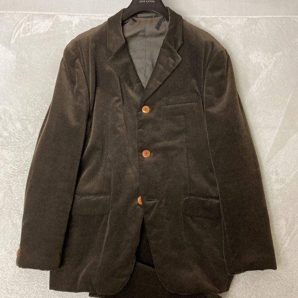 極美品 デザート【dezert】田口成彦 コーデュロイ セットアップスーツ ブラウン L 日本製 90s VINTAGE & ARCHIVES アーカイブ K245