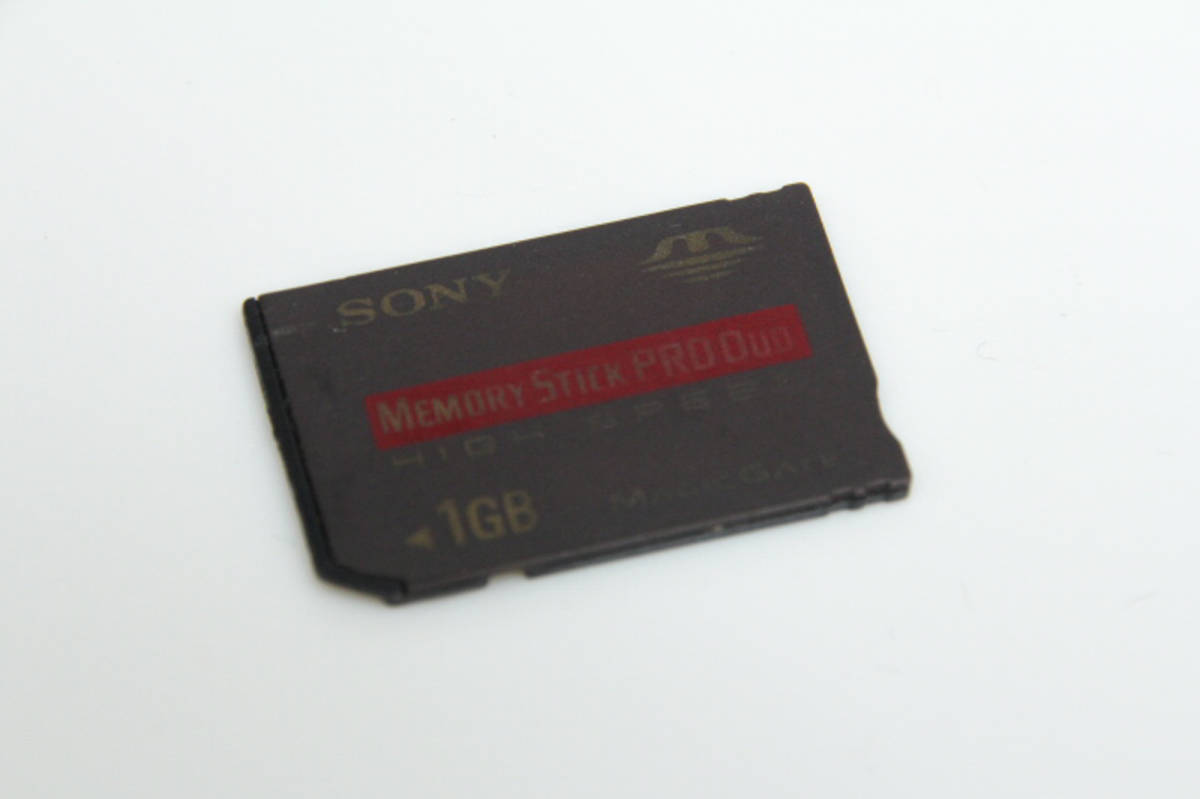 SONY メモリースティック PRO Duo 1GB ._画像1