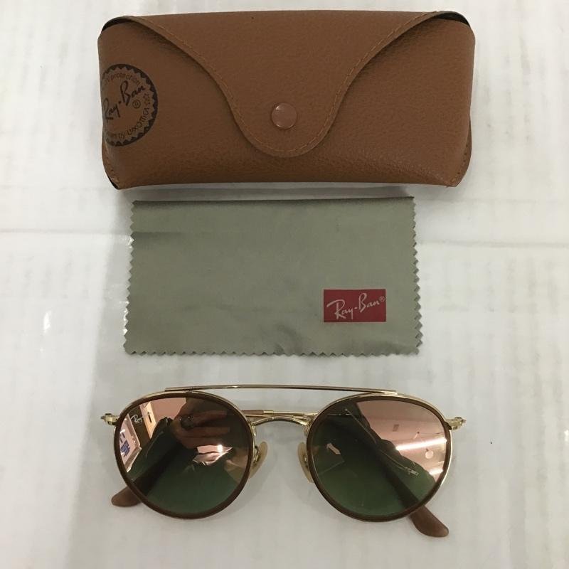 ケース付き RayBan レイバン サングラス メガネ 眼鏡 茶色-