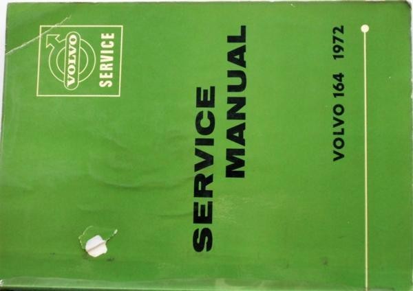 VOLVO 164 '1972 SERVICE MANUAL 英語版_画像1