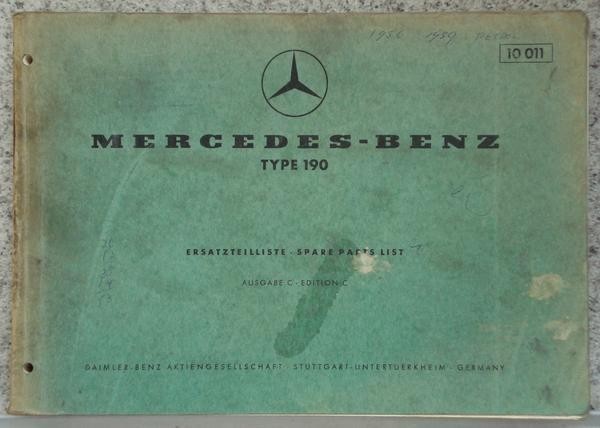 メルセデス・ベンツ MERCEDES-BENZ TYPE 190 '1956-59
