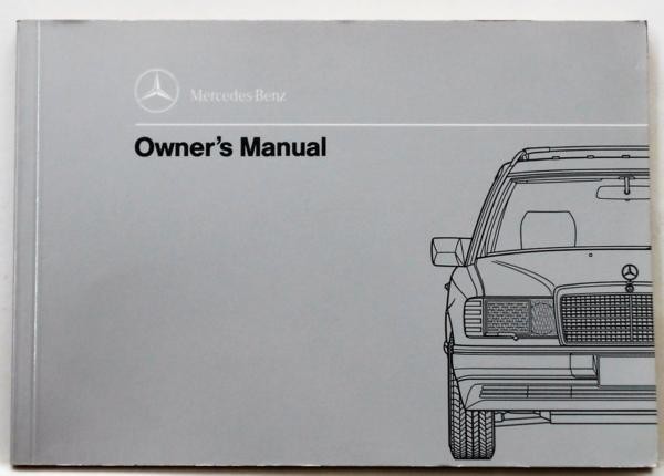 Mercedes Benz 300TE/TE 4MATIC TYPE124 Owner's Manual 英語版_画像1