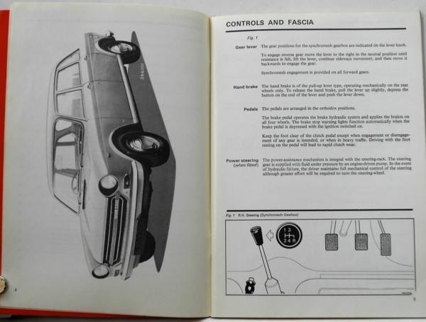 AUSTIN Morris 2200 Driver's Handbook 英語版_画像3