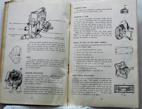 RENAULT MODEL R1060 760cc 1948 OWNERS MANUAL_画像3