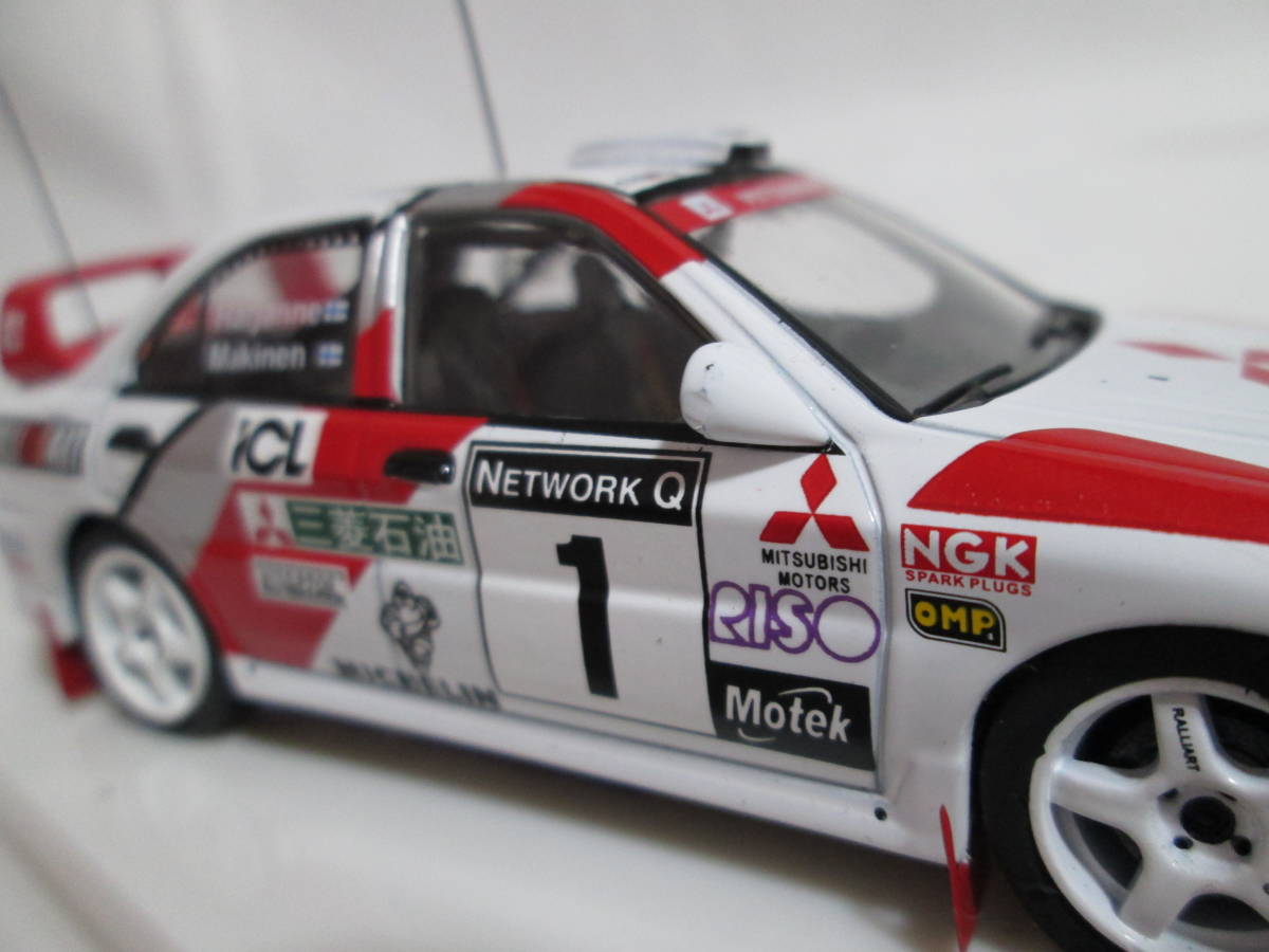 イクソ 1/43 三菱 ランサー エボリューション IV 1997 RACラリー IXO 1/43 三菱 ランサーエウ゛ォリューション Ⅳ 1997 RACラリー