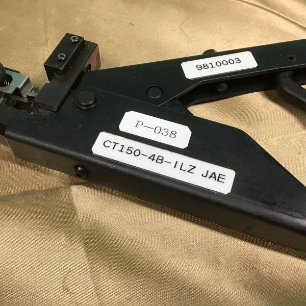 日本航空電子 JAE 手動式圧着工具 CT150-4B-ILZ 圧着ペンチ 日本航空電子 JAE 手動式圧着工具 CT150-4B-ILZ 圧着ペンチ