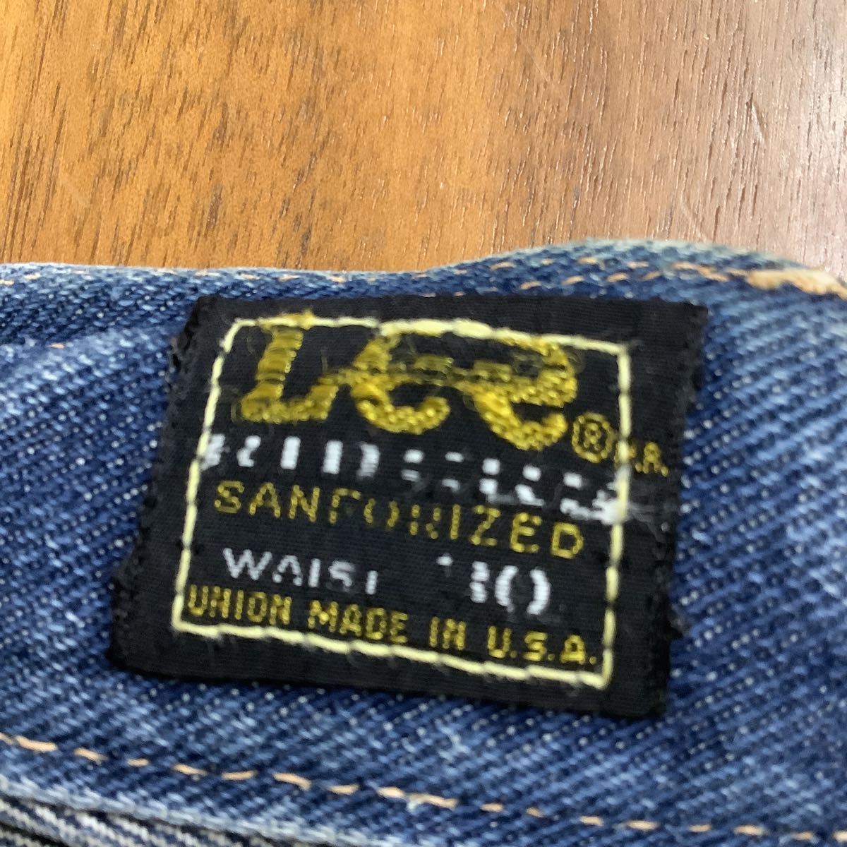 販売 D91.ビンテージリーデニムパンツ古着アメカジUSA製アメリカ製