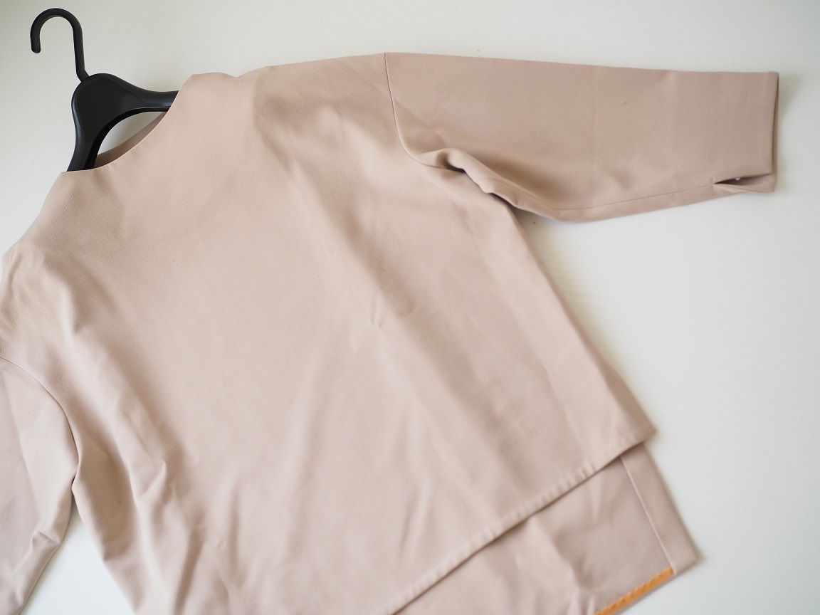 ENFOLD スポンジダブルクロススリットネックTOP www.pn-tanjungkarang