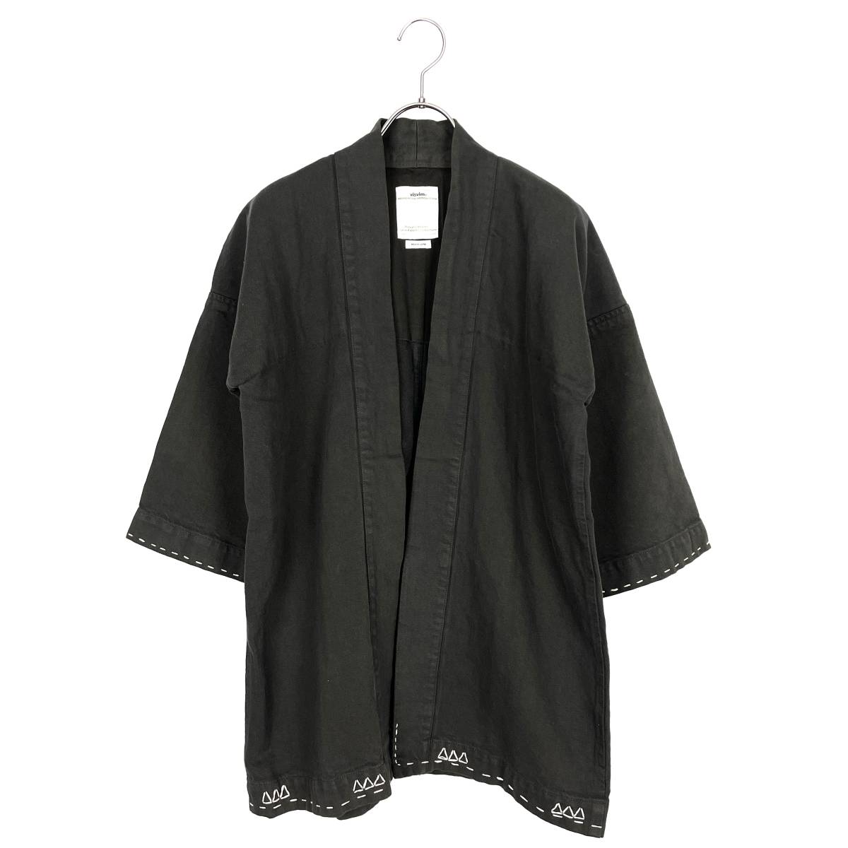 【30％OFF】VISVIM(ビズビム) SPOT SANJURO KIMONO 18SS (charcoal)