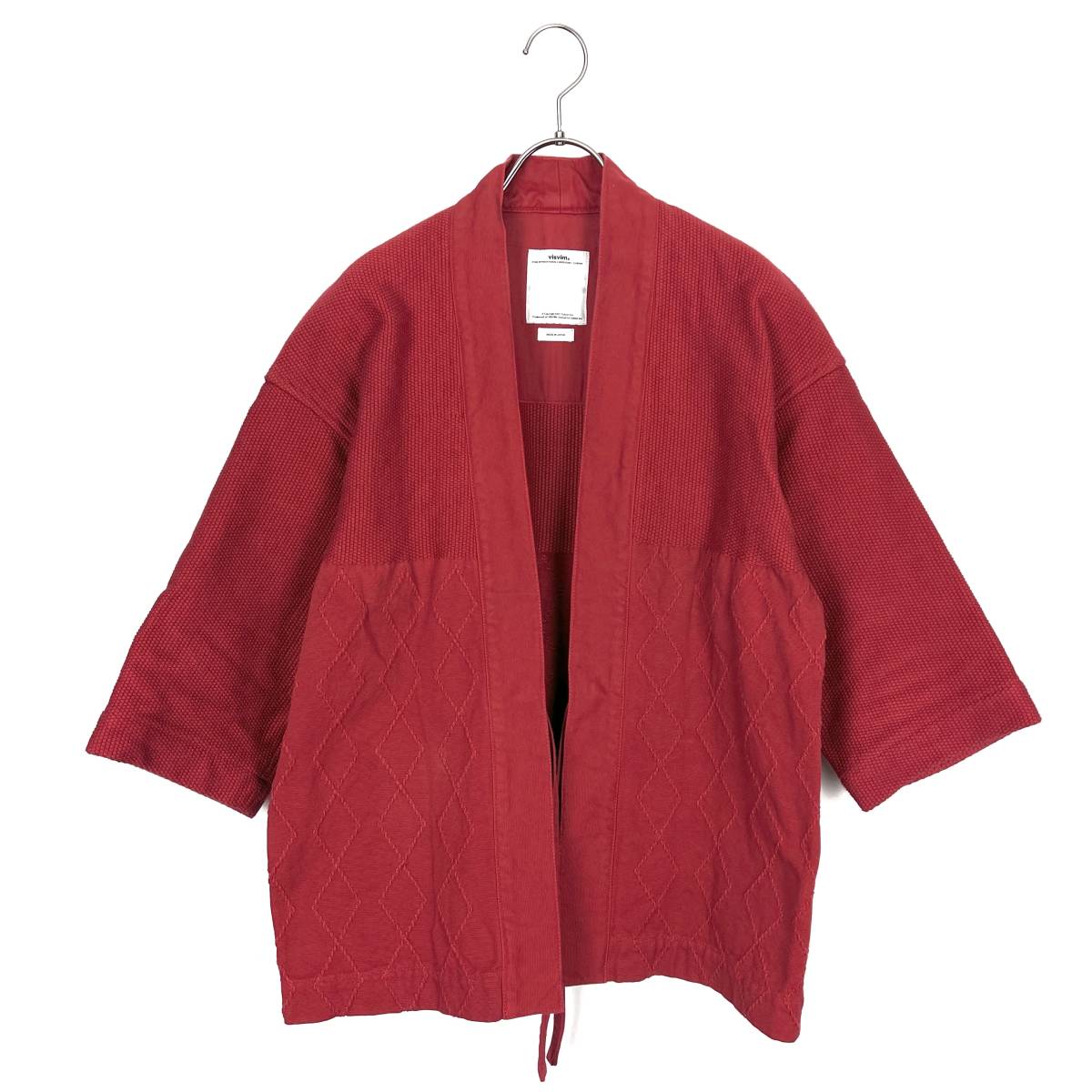 【30％OFF】VISVIM(ビズビム) SANJURO GI N.D. (LUXSIC KENDOGI) *VISVIM STORE EXCLUSIVE 17SS (red)_画像1