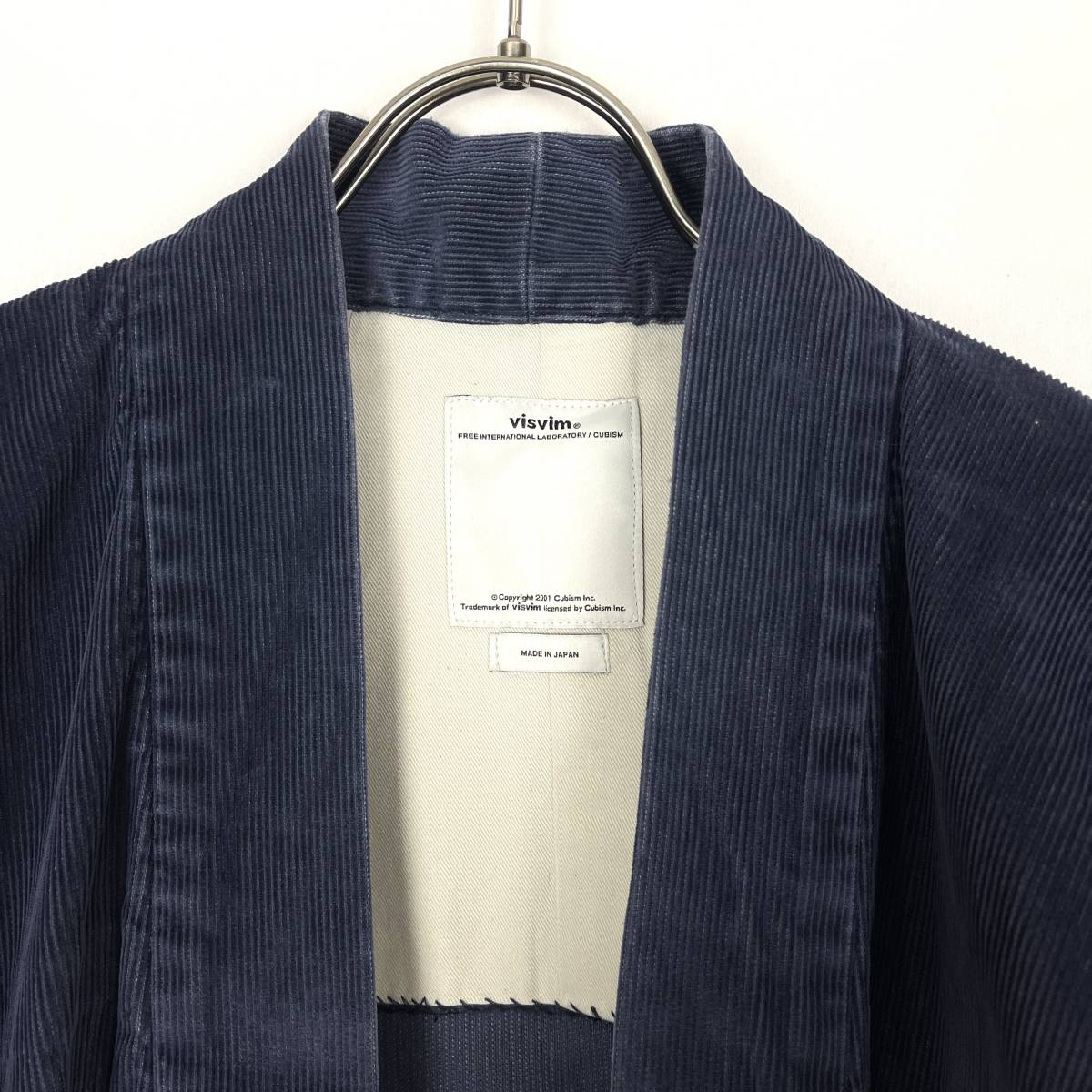 【30％OFF】VISVIM(ビズビム) SANJURO KIMONO (CORDUROY) FIL EXCLUSIVE 12AW (blue)_画像2