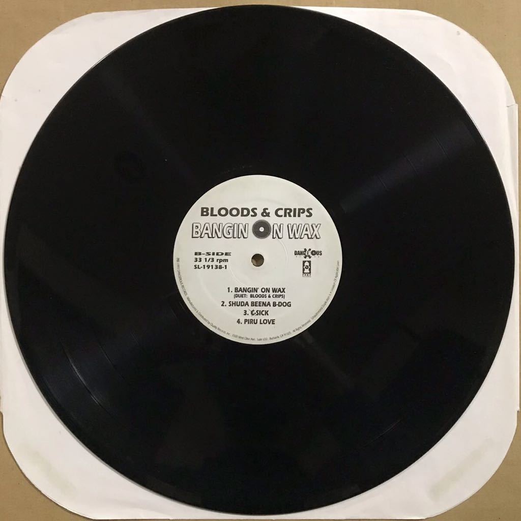 貴重 G-RAP USオリジナル盤 BLOODS & CRIPS BANGIN ON WAX LP dr Dre