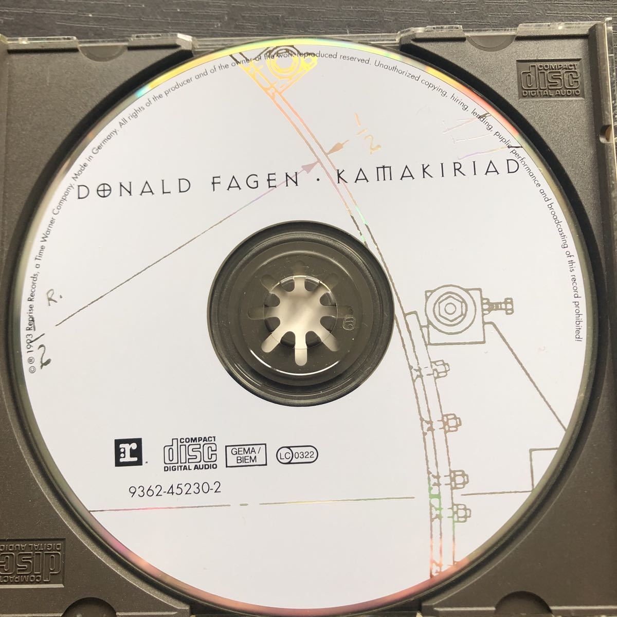 CD／ドナルド・フェイゲン／Donald Fagen／KAMAKIRIAD／輸入盤／スティーリー・ダン_画像3