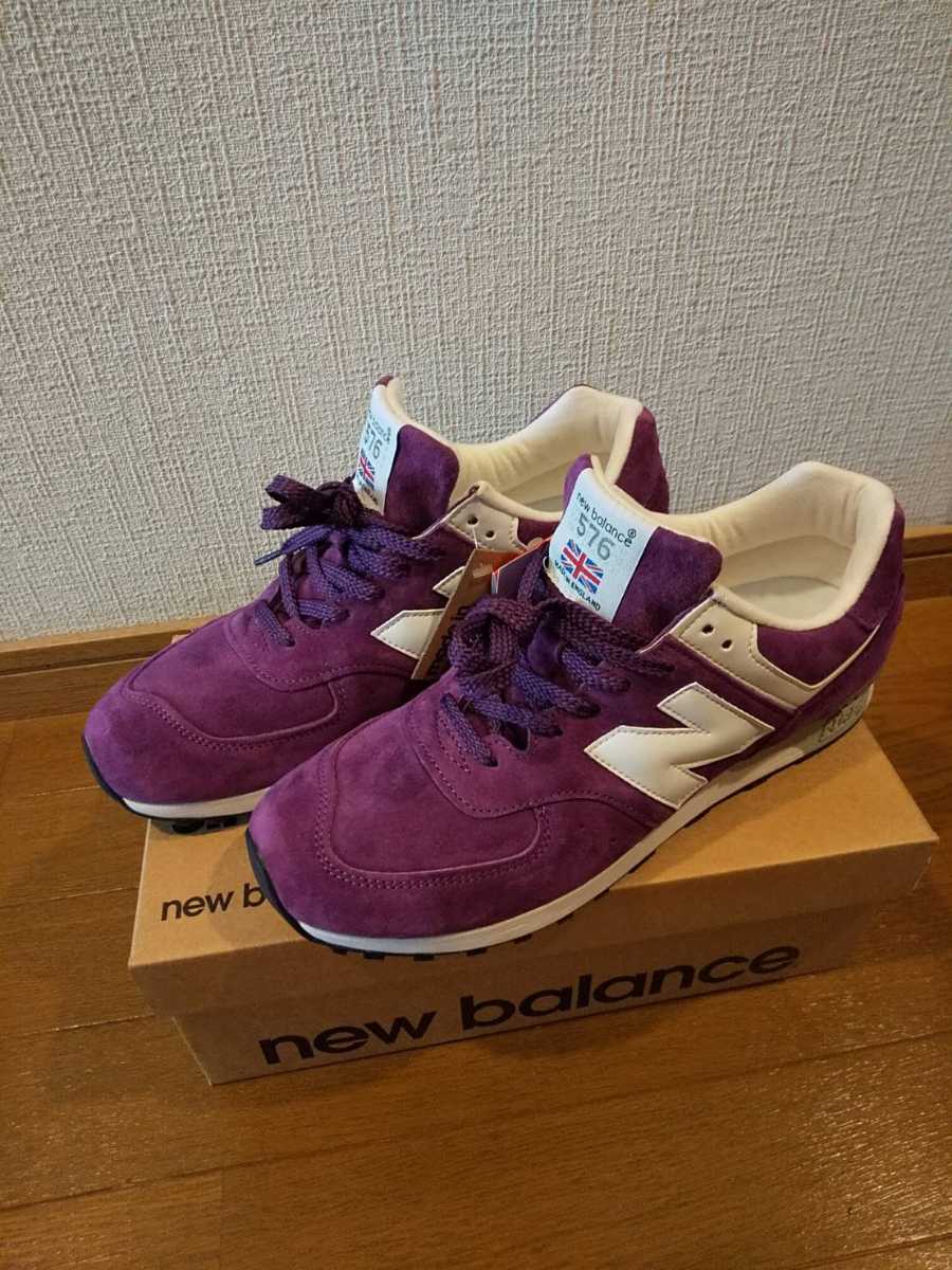 【新品未使用】New Balance ニューバランス スニーカー M576PP パープル 27.0cm UK製_画像1