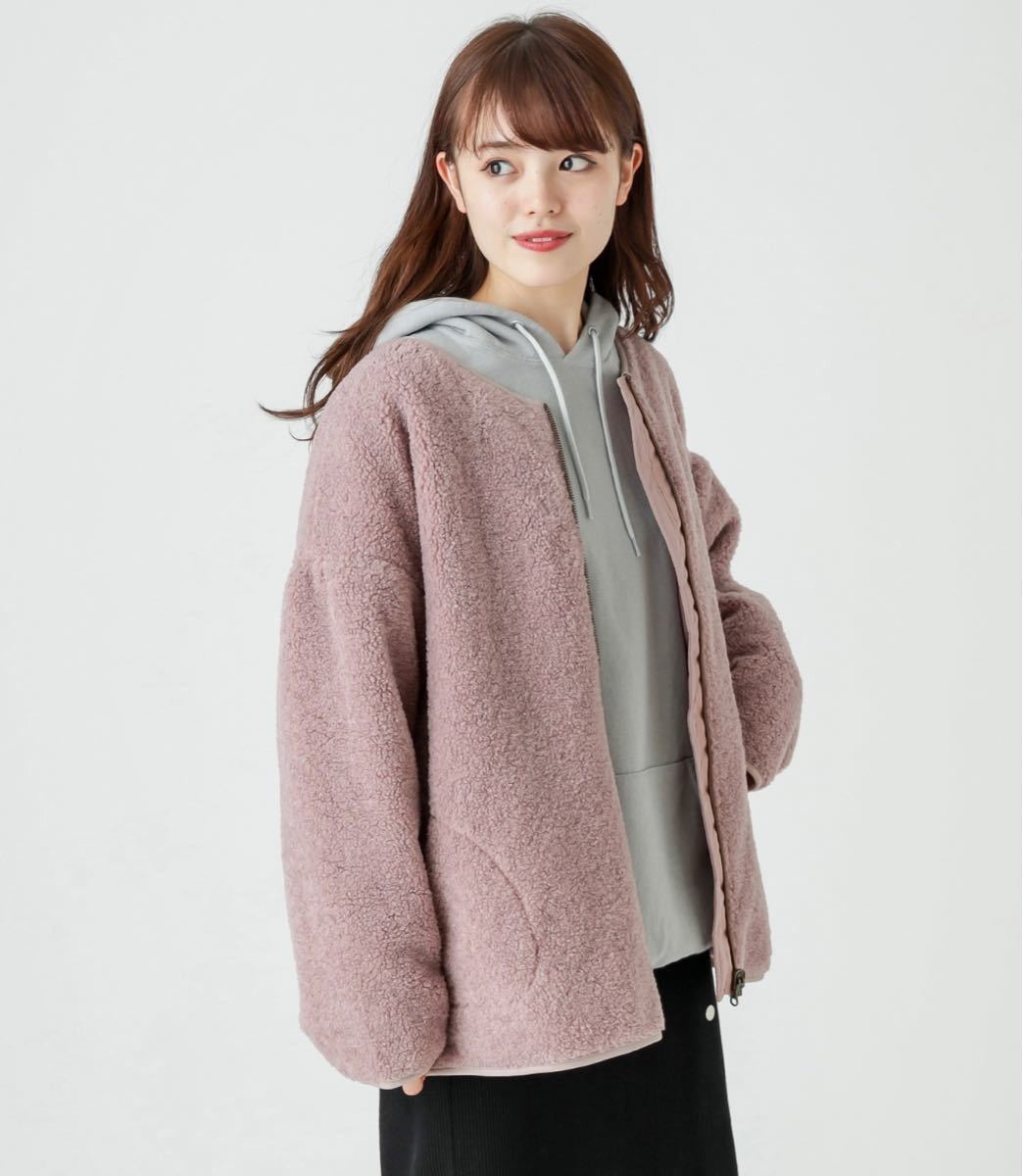 mystic ミスティック ボアリバーシブルブルゾン キルティング mystic ミスティック ボアリバーシブルブルゾン キルティング