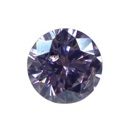 ダイヤモンド FANCY PURPLISH PINK 0.064ct RD/RT1693/CGL