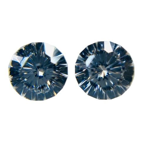 ダイヤモンドラウンドセット!多面カット/Fカラー/0.272ct&0.259ct
