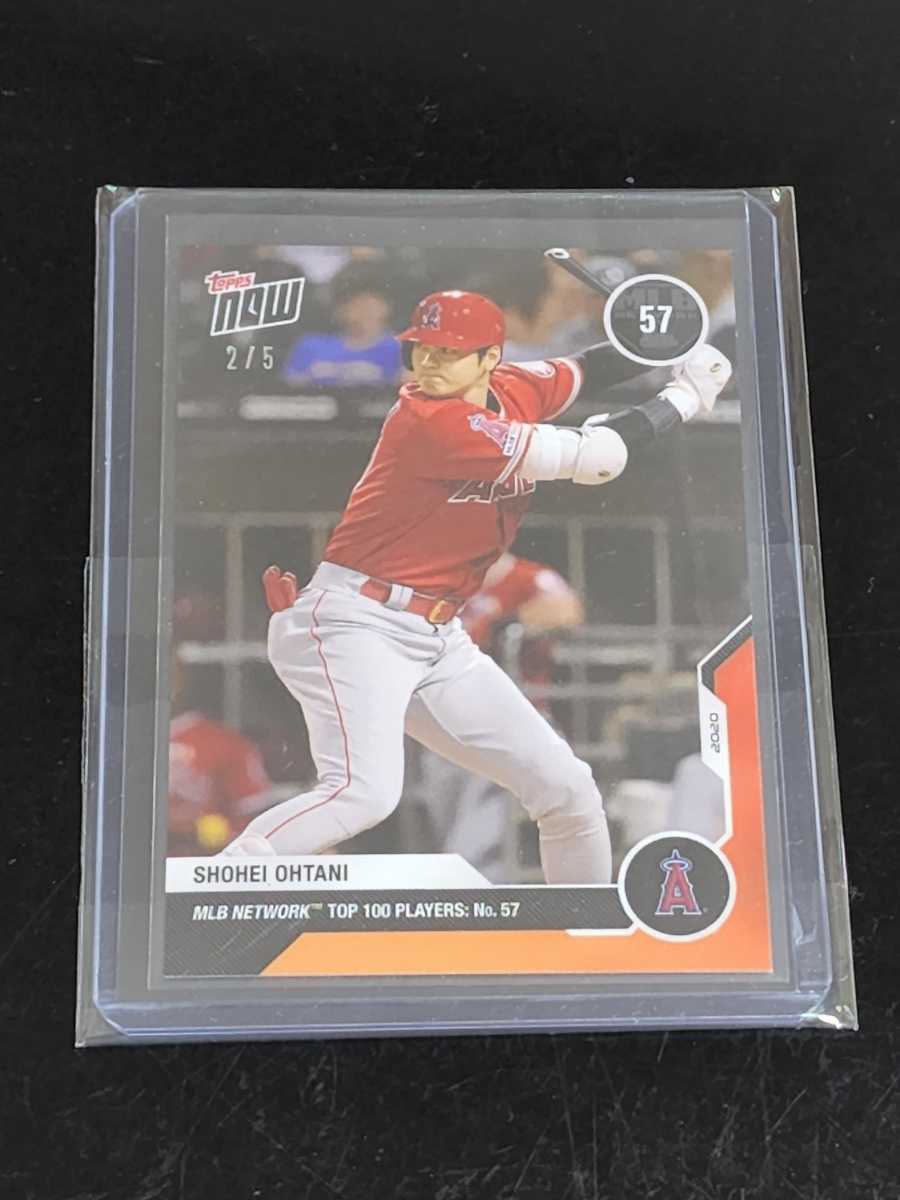 Yahoo!オークション - 5枚限定 大谷翔平 2020 Topps now SHOH...