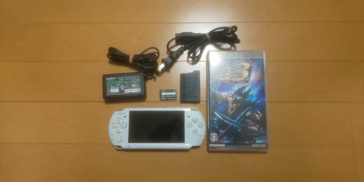 PayPayフリマ｜（管64）PSP-3000（ホワイト）すぐ遊べるセット