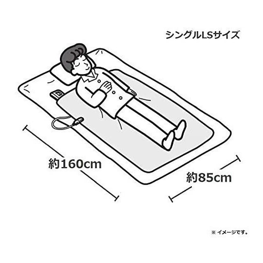  Panasonic Panasonic new goods electric .. blanket DB-UM4LS-C. temperature sensor attaching 160×85cm single beige circle wash possible unused goods 