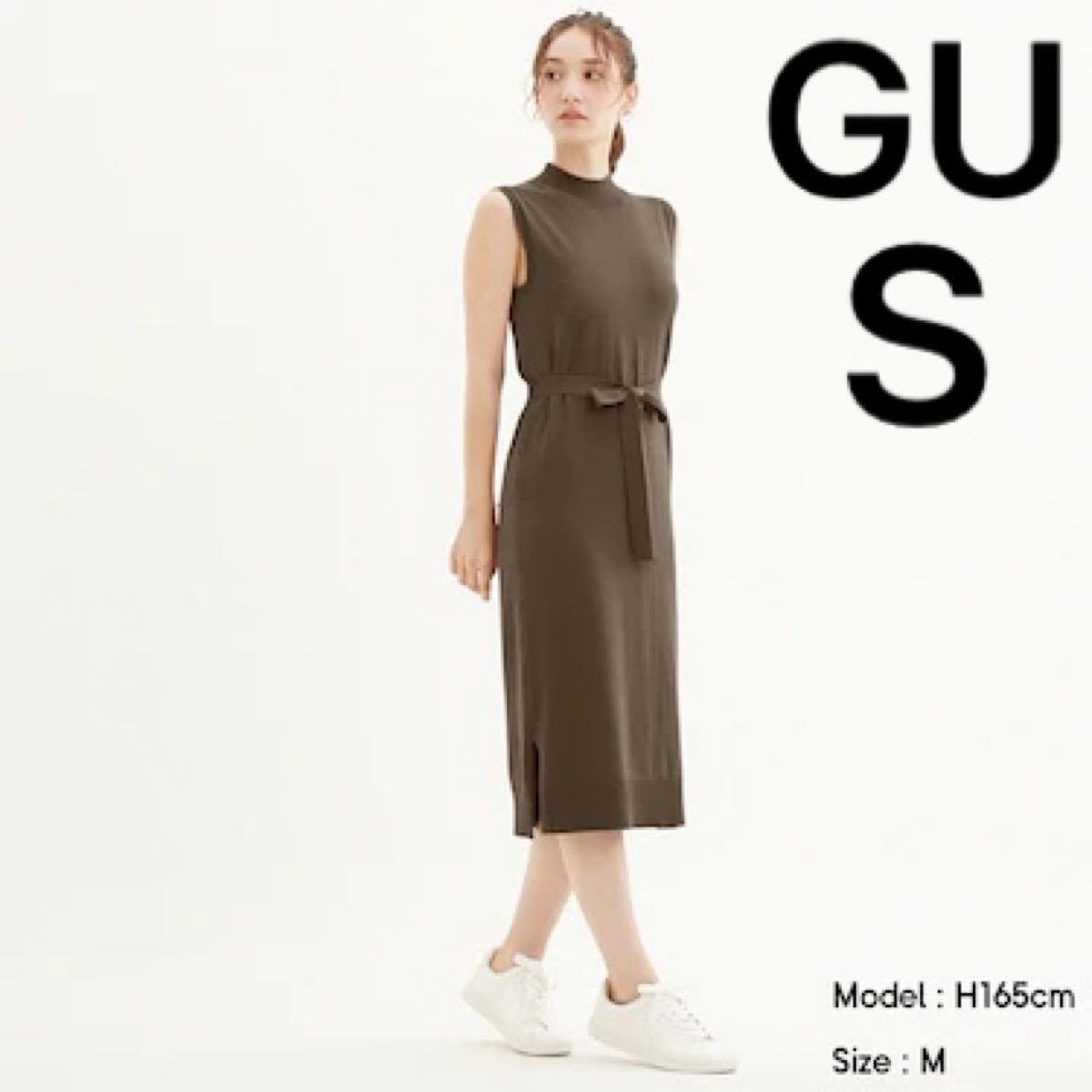 SALE GU ノースリーブ スリット ワンピース ecousarecycling.com