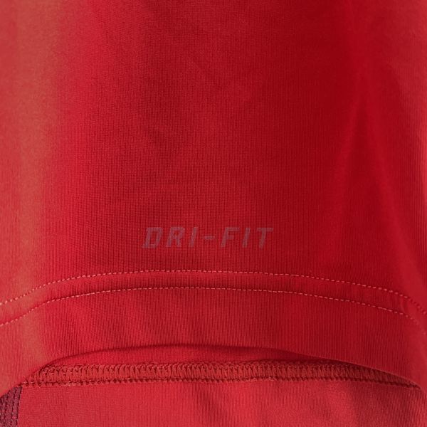 NIKE PRO COMBAT ナイキ プロ コンバット メンズ ジャージ インナー 長袖 Sサイズ DRY FIT ドライフィット レッド 赤色 ロゴ 速乾生地_画像6