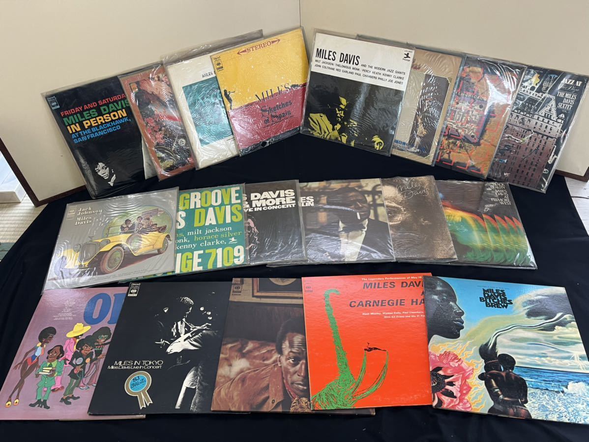 ヤフオク! - 1円スタート LPレコード MILE DAVIS マイルス デ...