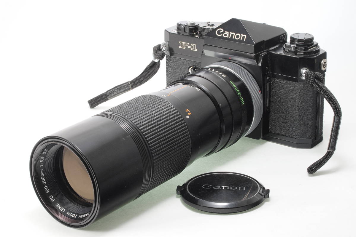 新製品情報も満載 100-200mm FD + 前期 F-1 フィルム一眼レフCanon