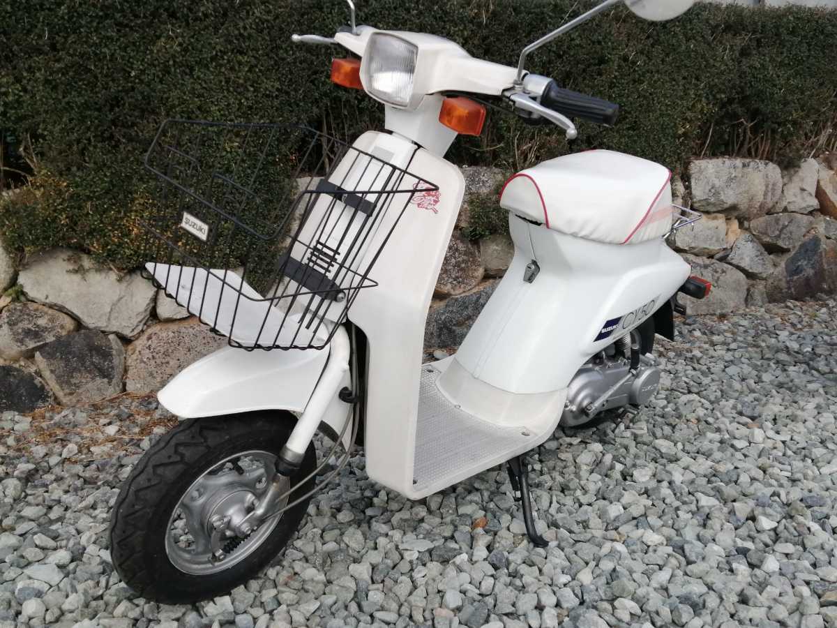 「SUZUKI BARA 薔薇 バラ CY50 CA13A 原付 スクーター 旧車 50cc バイク 当時物 引取限定」の画像1