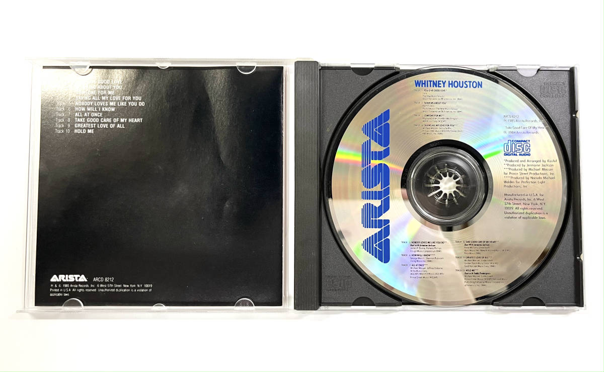 WHITNEY HOUSTON /.. способ. подарок Album 1985 CD
