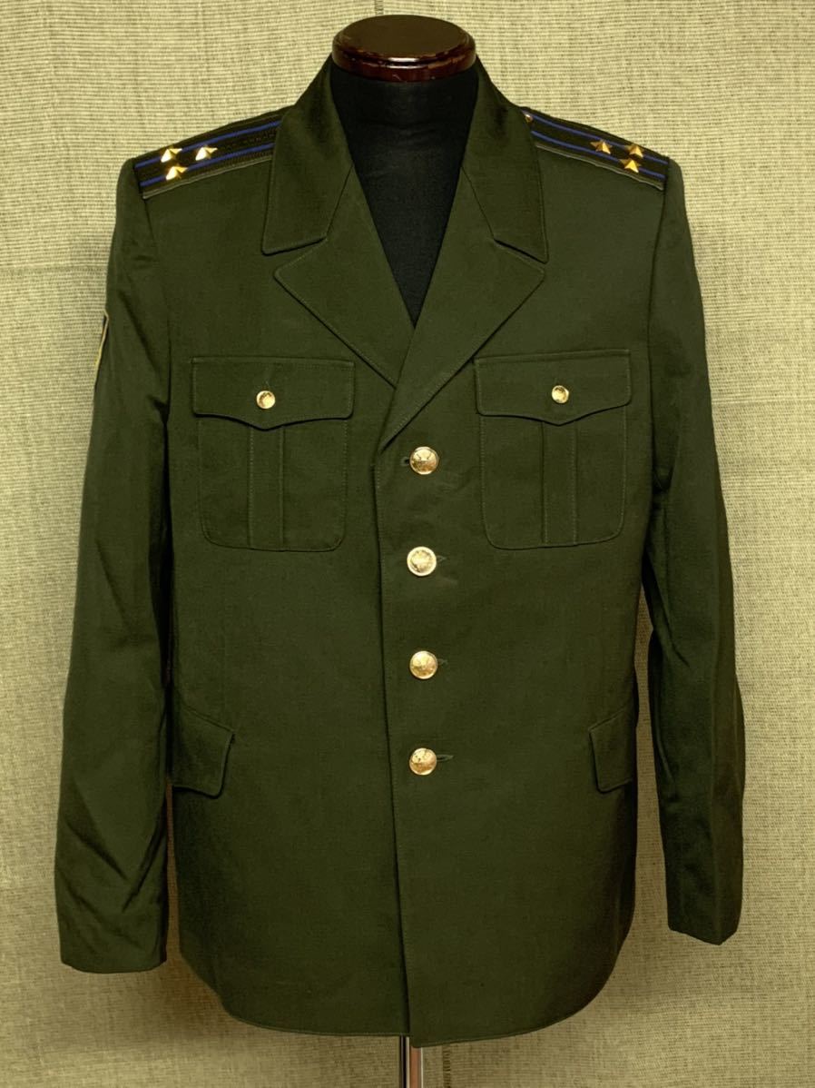 未使用新品 ロシア ロシア連邦保安庁 FSB 大佐 94式制服 ジャケット パンツ 制帽セット 52-4/58 チェチェン オセチア スペツナズ アルファ_画像2