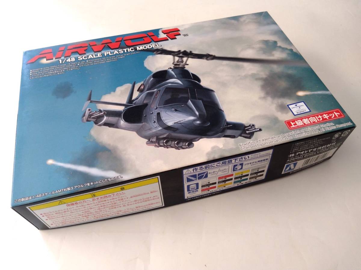 Airwolf Supercopter weathering version - SGM-08 Aoshima