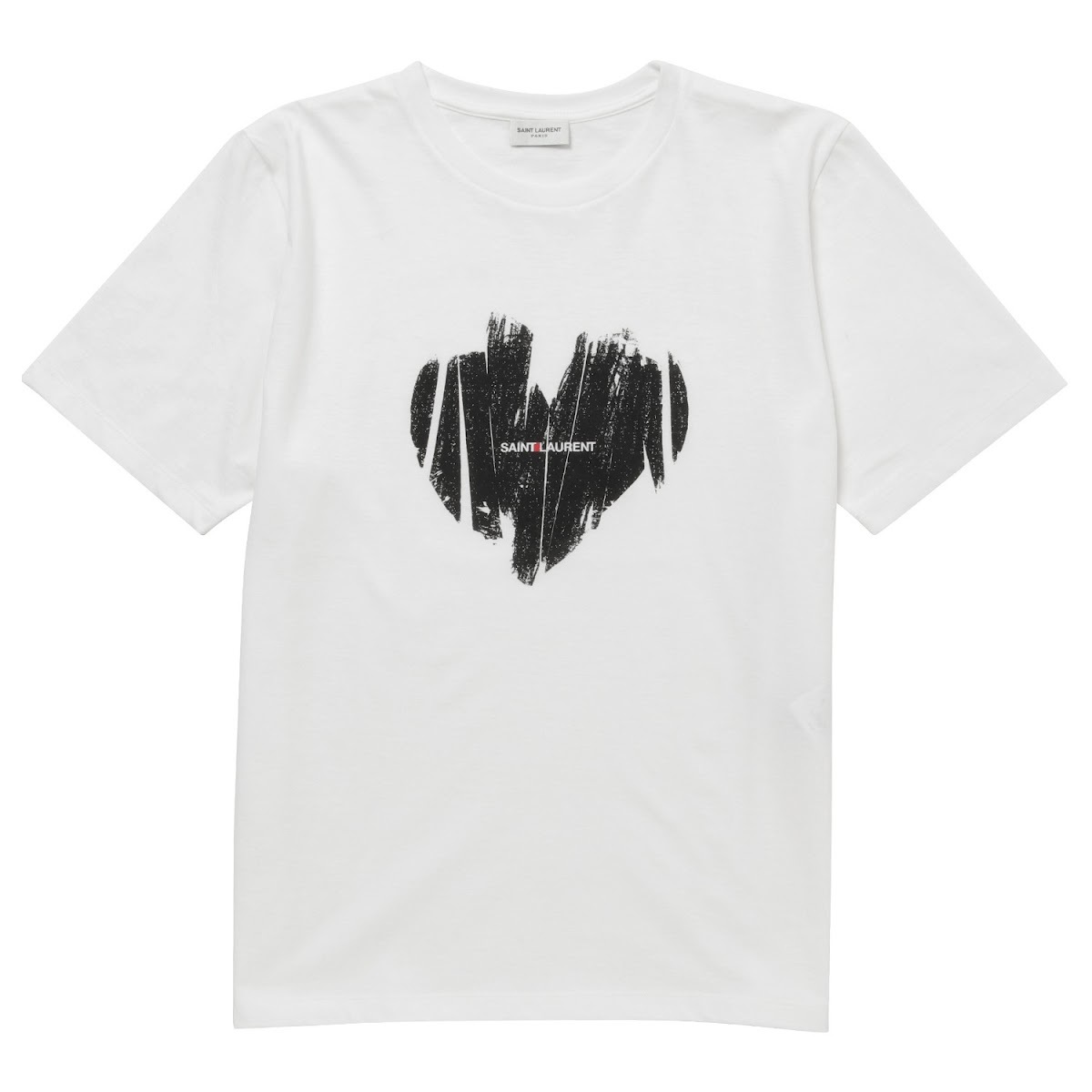 サンローラン Tシャツ SAINT LAURENT 615522 YBSO2 9744 L ハート ロゴ