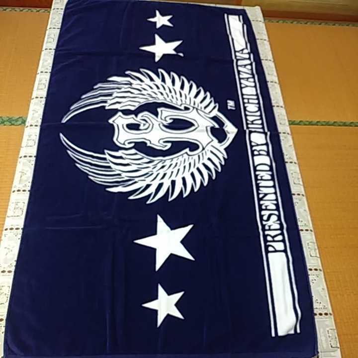 1円~☆矢沢永吉☆紺地Eハネロゴスペシャルビーチタオル☆激レア lram