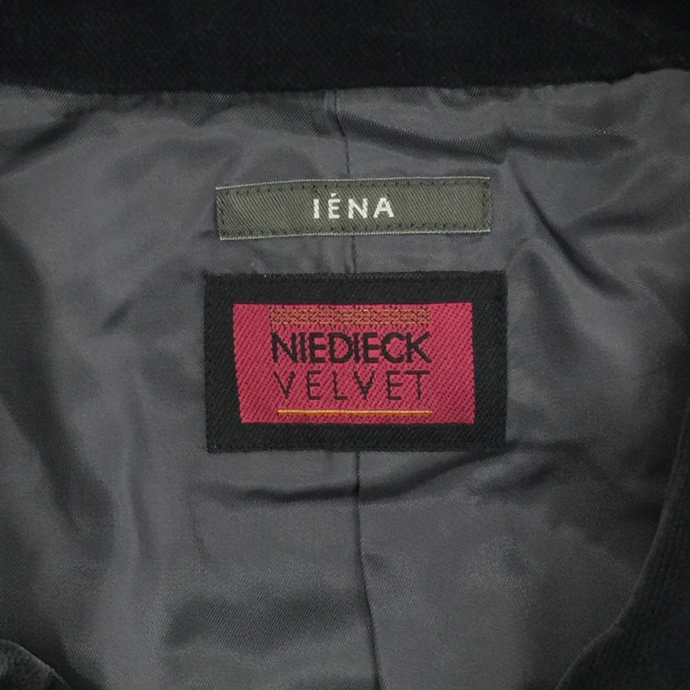 ★イエナ IENA NIEDIECK VELVET ベルベット テーラード ジャケット レディース グレー アウター 別珍 ベロア 長袖 6-1090-3070-3 2BB/84865_画像6