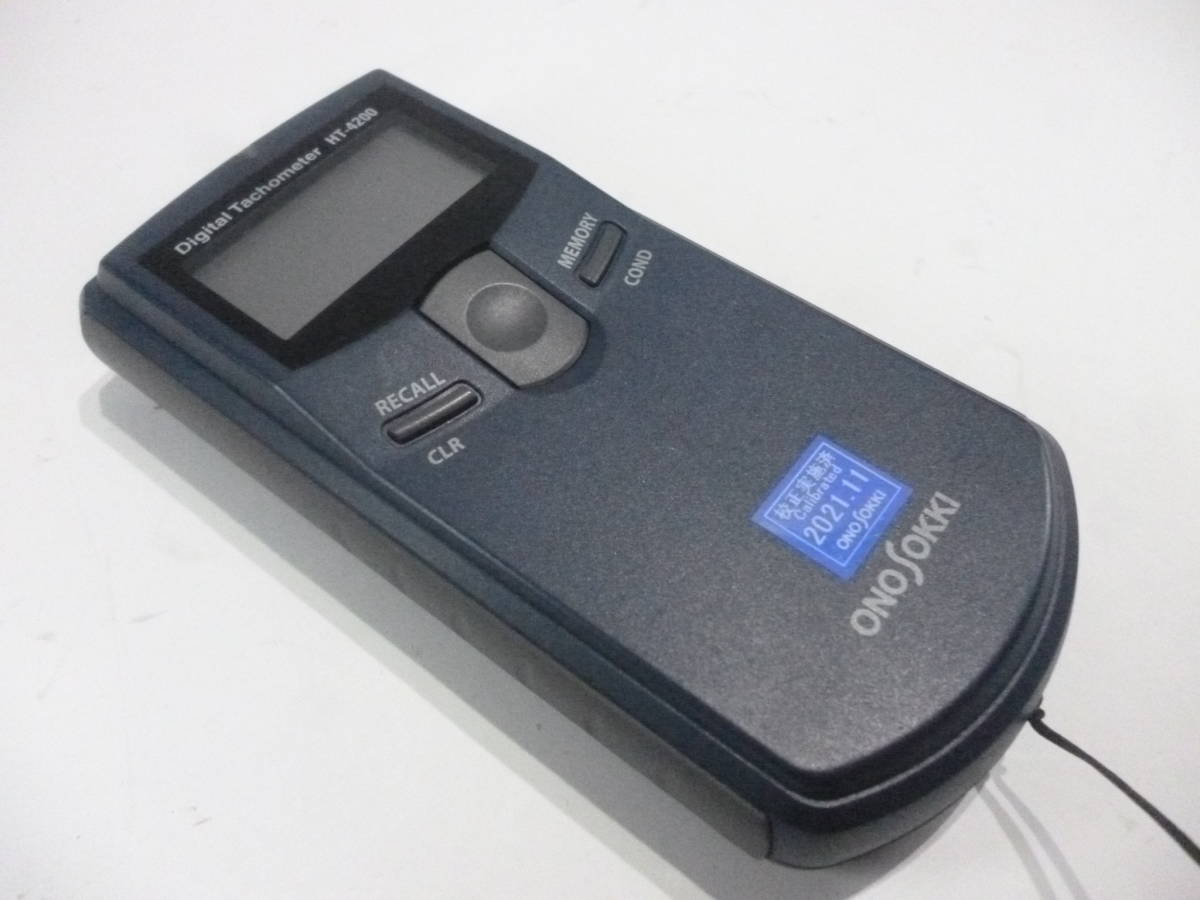 小野測器 ONOSOKKI 非接触式 ディジタルハンディタコメータ HT-4200