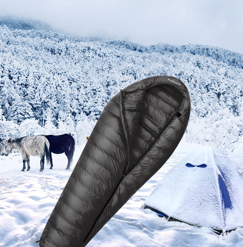 ... camp outdoor high King travel ... sleeping bag sierra f back packing protection against cold sack super light weight winter recycle fiber 