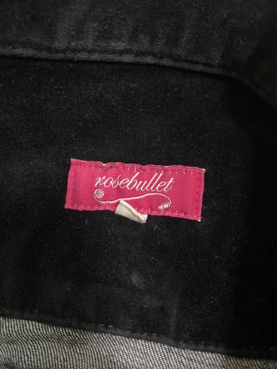  new goods *rosebullet Rosebullet * Denim jacket * black *S