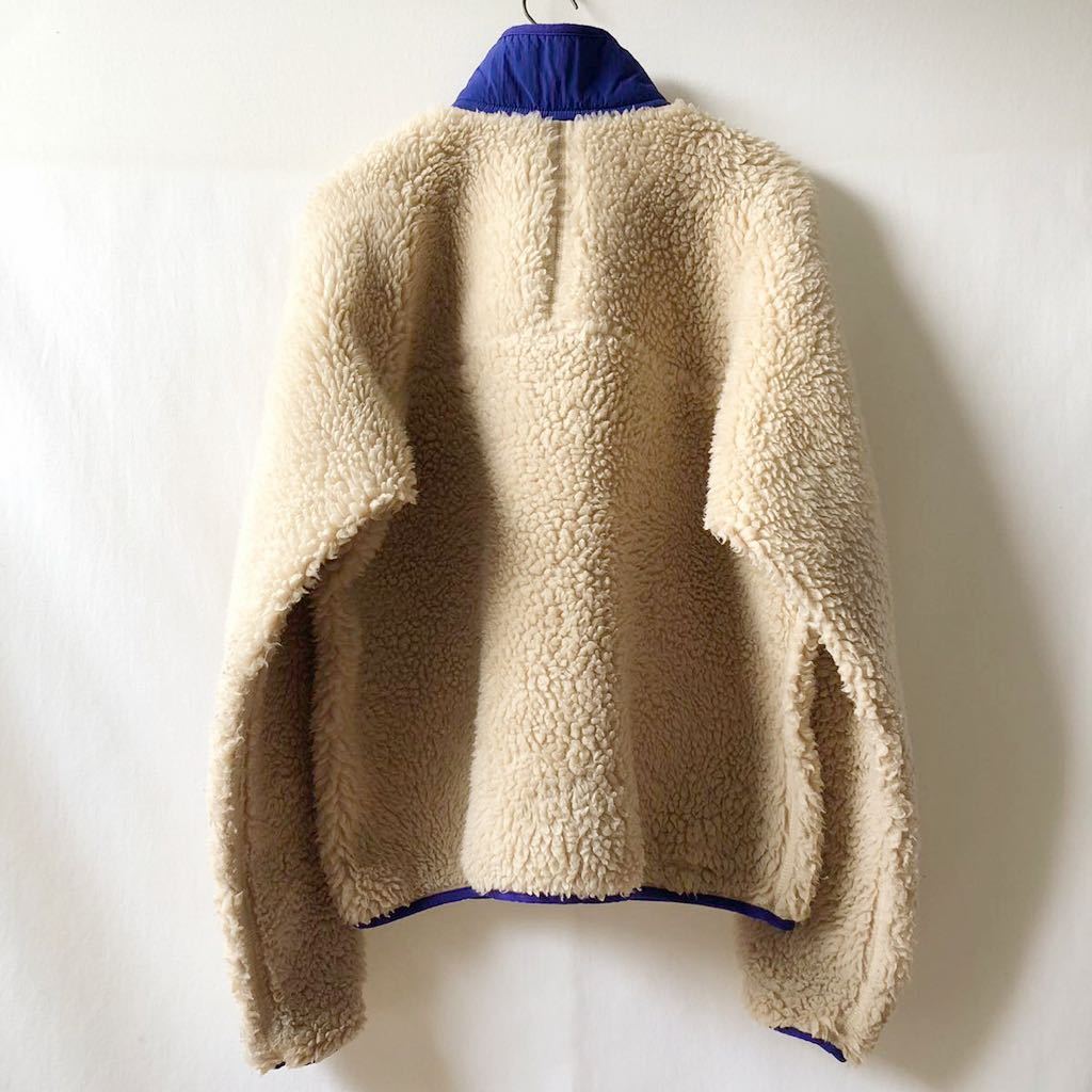00年 Patagonia CLASSIC RETRO PILE CARDIGAN ナチュラル L USA製