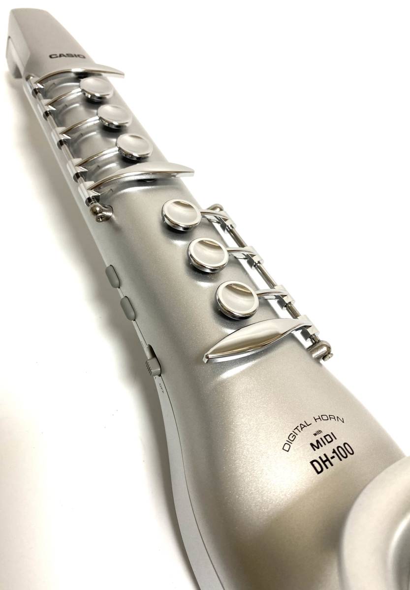 ★現状品/ジャンク★ CASIO カシオ DIGITAL HORN デジタルホーン サックス MIDI DH-100 電子サックス 電子楽器 エレキサックス I221117_画像7