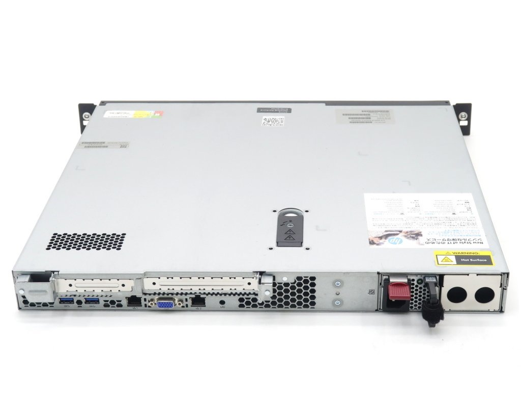 hp ProLiant DL20 Gen9 Xeon E3-1220 v5 3GHz 8GB 240GBx2 pcs (SSD2.5 -inch /RAID1 composition ) DVD-ROM SmartArray B140i
