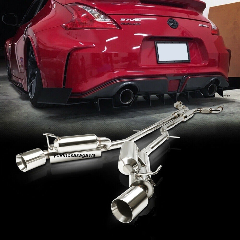 Z34 フェアレディZ ステンレス マフラー Yパイプ付! 370Z VQ37VHR 日産 