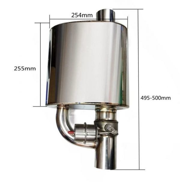 50mm 可変バルブマフラー リモコンで簡単に音量調整可 ライフ JB8 JB6 JB1 ダンク JB3 ヴェゼル RU1 ハイブリッド RU3_画像5